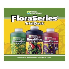General Hydroponics FloraSeries Hydroponic 1 Quart, Trial Pack