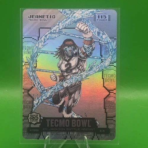 Bo Jackson Battle Arena Tecmo Bowl Jeanetic Silver Coinflip Ice Jeanty (RC)