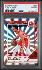 2024 PANINI DONRUSS HOLO LASER #107 KOBE BUFKIN 146/149 PSA 8