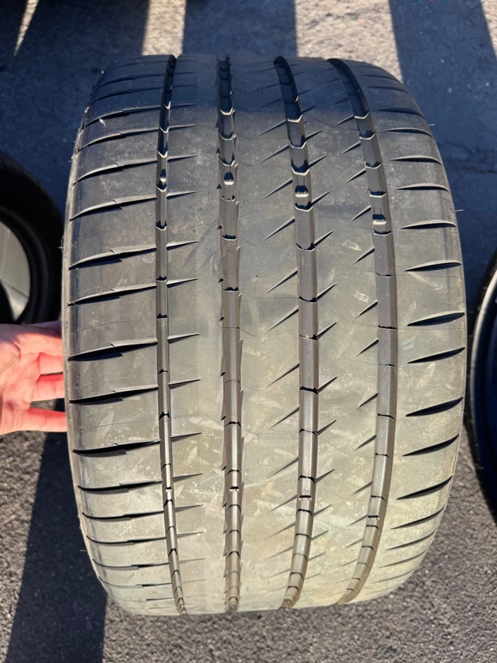 A pair of Michelin Pilot Sport 4S 295/30R20 Tire $249each - Image 2 of 4