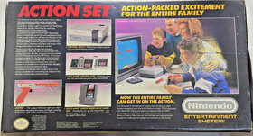 NES: Juego de acci&oacute;n - CIB - En muy buen estado - Versi&oacute;n naranja Zapper con juego, manuales e insertos
