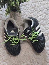 Adidas Black Telstar Hard Ground Soccer Cleats, Size 13K