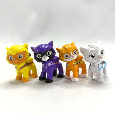 Paw Patrol Cat Pack Toys Leo Wild Rory Shade (4 Pack)