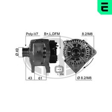 ERA Lichtmaschine Generator Lima 210472A für BM0 JM0 KM0 SCÉNIC RENAULT MEGANE 2