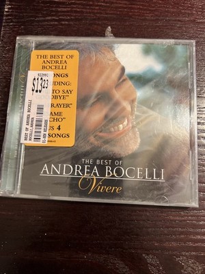 The Best Of Andrea Bocelli Vivere CD, Sealed, 2007, Unopened, Unused