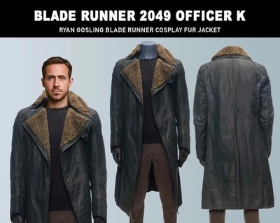 Blade Runner 2049 Officer K Jacket Ryan Gosling Cosplay Sci-Fi Costume Coat
