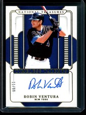 2025 Panini National Treasures Robin Ventura Timeless Talents Autograph /99 Mets