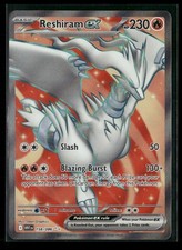 Reshiram Ex 158/086 NM - Full Art Ultra Rare - White Flare