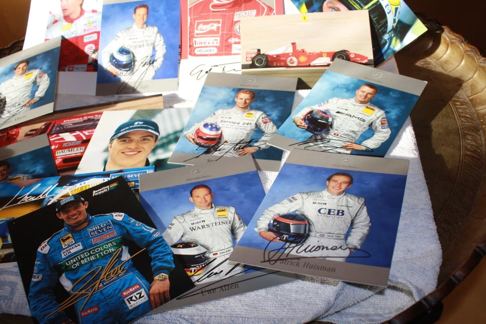 15 Autgrammkarten ( Druck/Blanco), Motorsport, Autogrammkarte - Bild 3 von 4