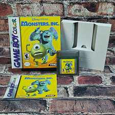 THQ Disney Pixar Monsters, Inc. Nintendo Game Boy Color Manual E NTSC-U/C 2001