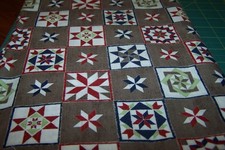 Three Yards Barn Quilts Pattern #C11053 Cotton Fabric