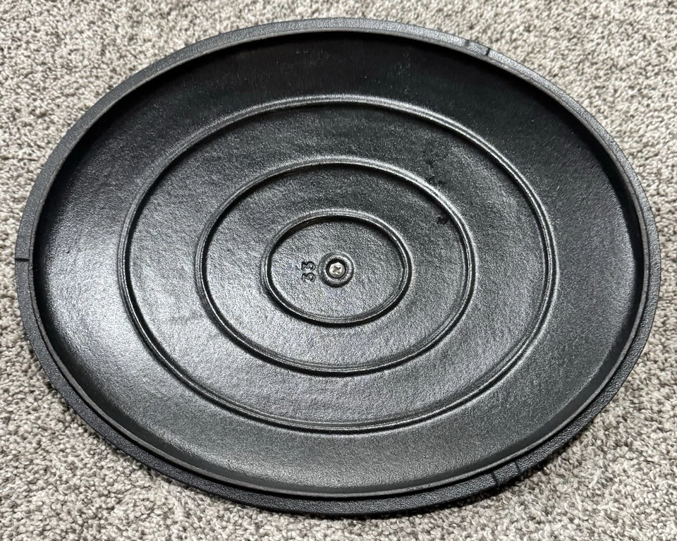 Chasseur Hierro Fundido Ovalado 33cm Tapa Solo Nuevo Con Etiquetas Foto 4 de 4