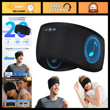 Bluetooth Sleep Headphones Headband 20Hr HD Stereo Sports Earphones for Side Sle