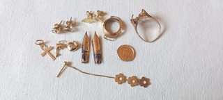 Lot d'or 18K 22 k pour la fonte