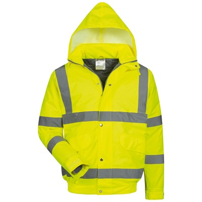 Gr .M (50/52) *MARTIN* WARNSCHUTZ PILOTJACKE GELB gelb *MARTIN* HIGH VIS PILOT J