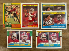 Jerry Rice Football Card Lot (6)  - San Francisco 49ers - HOF Legend  GOAT