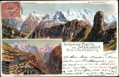 Künstler Ak Steinmann, C., Interlaken Kanton Bern Schweiz,... - 3812938