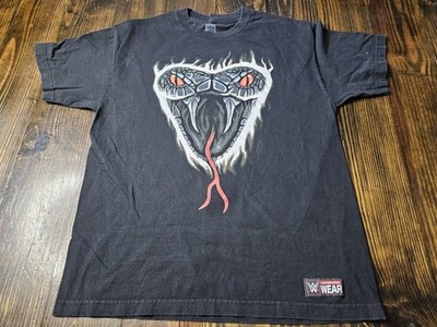 Vintage WWE Randy Orton Mens T-Shirt Size Large Black RKO Viper VTG Wrestling
