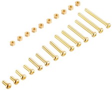 Yamamoto Sound Craft BT-2 Brass screw set for cartridges 24 gold plated finish