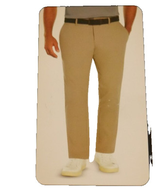NWT MENS BANANA REPUBLIC FLAT FRONT SLIM FIT SIDE&BACK ZIPPER POCKET 40X29 PANTS