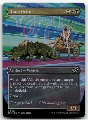 Dune Drifter (Borderless) #323 (Foil) (NM) Aetherdrift DFT Magic MTG