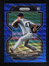 2022 Panini Prizm Tier II Blue Wave Prizm 17/60 Matt Brash #111 1j7t