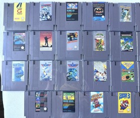 Nintendo NES Spielesammlung 40-Spiele |Super Mario |Mega Man |Yoshi |Metal Gear