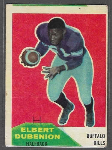 Elbert Dubenion #17 1960 Fleer card