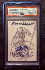 1998 Marvel Creators Spiderman - Lee/Wieringo Dual Auto PSA 10 POP 4 - GRAIL!!