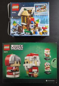 🎅 LEGO 40274 SANTA & Mrs. Claus & LEGO 40106 Elves TOY WORKSHOP NEW SEALED 🎅