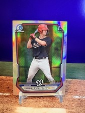 2026 Bowman Baseball #BCP-122 Sam Petersen 1st Chrom Refractor 348/499 Nats