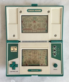 1982 Nintendo Game & Watch Multi Screen Green House Tested & Working READ
