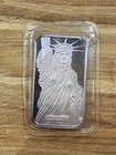 MTB 1 Troy Ounce .999 Fine Silver Bar – Statue of Liberty Bullion Bar 1982