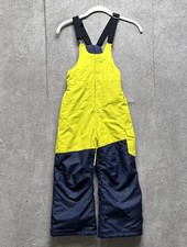 Youth Ski Bib Overalls Snow Pants Dare2b Yellow Blue Size 5-6 Winter Outdoor