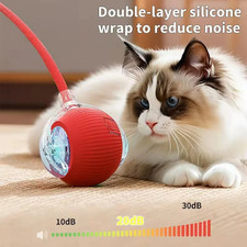 Automatic Rolling Ball Smart Cat Dog Toy Electric Self Moving Interactive Ball