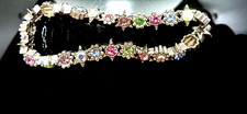 MULTICOLOR RHINESTONE STRETCH FASHION BRACELET