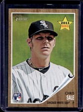 2011 Topps Heritage Chris Sale RC Rookie #214 White Sox