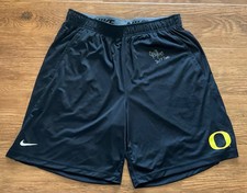 Jalen Jelks Autographed Oregon Ducks Football 2017 Player Worn Issued Shorts