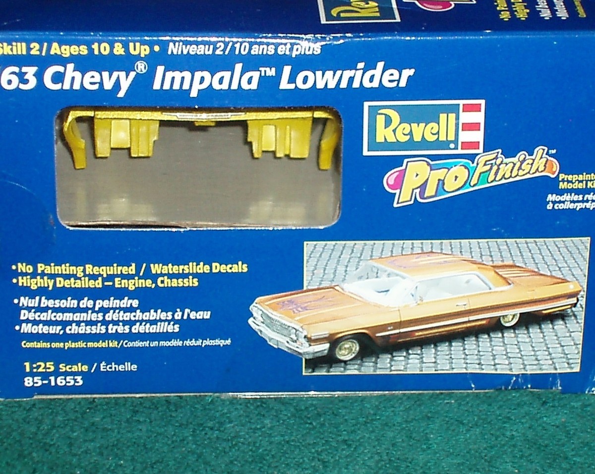 ‘63 CHEVY IMPALA Lowrider レベル　1/25 1963 Chevy Impala Lowrider 1/25 Kit Revell 1999 Pro Finish