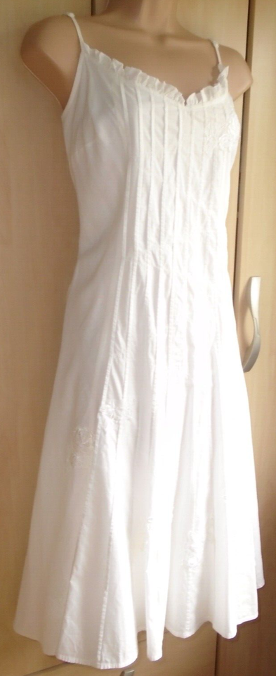 PER UNA White Linen Summer Dress Sz. 16 | eBay