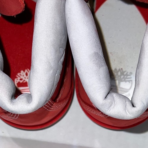 Stivali premium ragazzi rossi Timberland NBA Houston Rockets taglia 6Y A2485 200 grammi - Foto 17 di 20