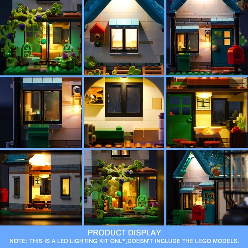 BrickBling LED Light Kit for LEGO Creator 3 in 1 Cozy House 31139 Only Lighting  - Picture 3 of 10