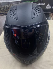 Very Nice LS-2 Valiant II Blackout Helmet FMVSS No. 218 XXL