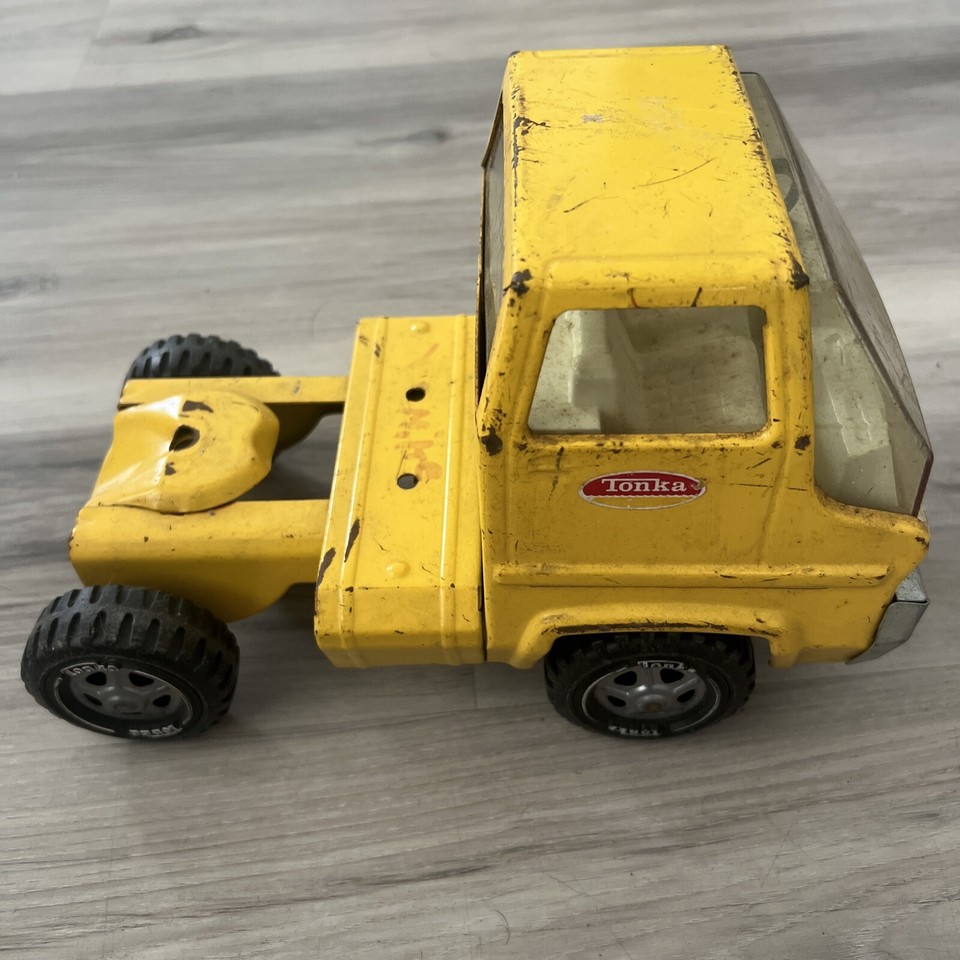 Vintage Pressed Metal Mound Minn. Tonka Gas Turbine Semi Truck Cab eBay