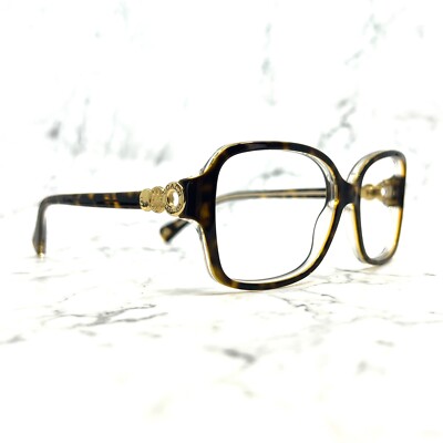 Coach HC8009 (L020 Frances) 5049/T5 READ DESC Sunglasses Tortoise 57-15-135 Coach Womens Sunglasses Frances HC8009 L020 Tortoise Crystal  main image 4