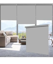 LUCKUP 100% Blackout Waterproof Fabric Window Roller Shades Blind 20"-44" Wide