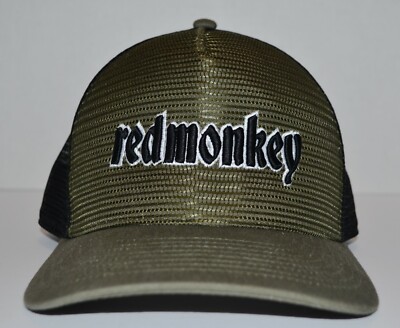 RED MONKEY SPORTS BAR WALLA WALLA BASEBALL CAP TRUCKERS HAT ADJUSTABLE SNAP BACK