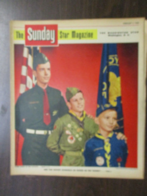 SUNDAY STAR MAGAZINE WASHINGTON STAR FEBRUARY 7, 1960 BOY SCOUTS SOVIET SCHOOLS