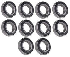  10 Each 6006-2RS, 6006LLU, 6006DDU Sealed Radial Ball Bearing 30X55X13 SpinCo