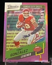 2021 Classics Premium Edition Timeless Tributes Purple #136 Tony Gonzalez /35